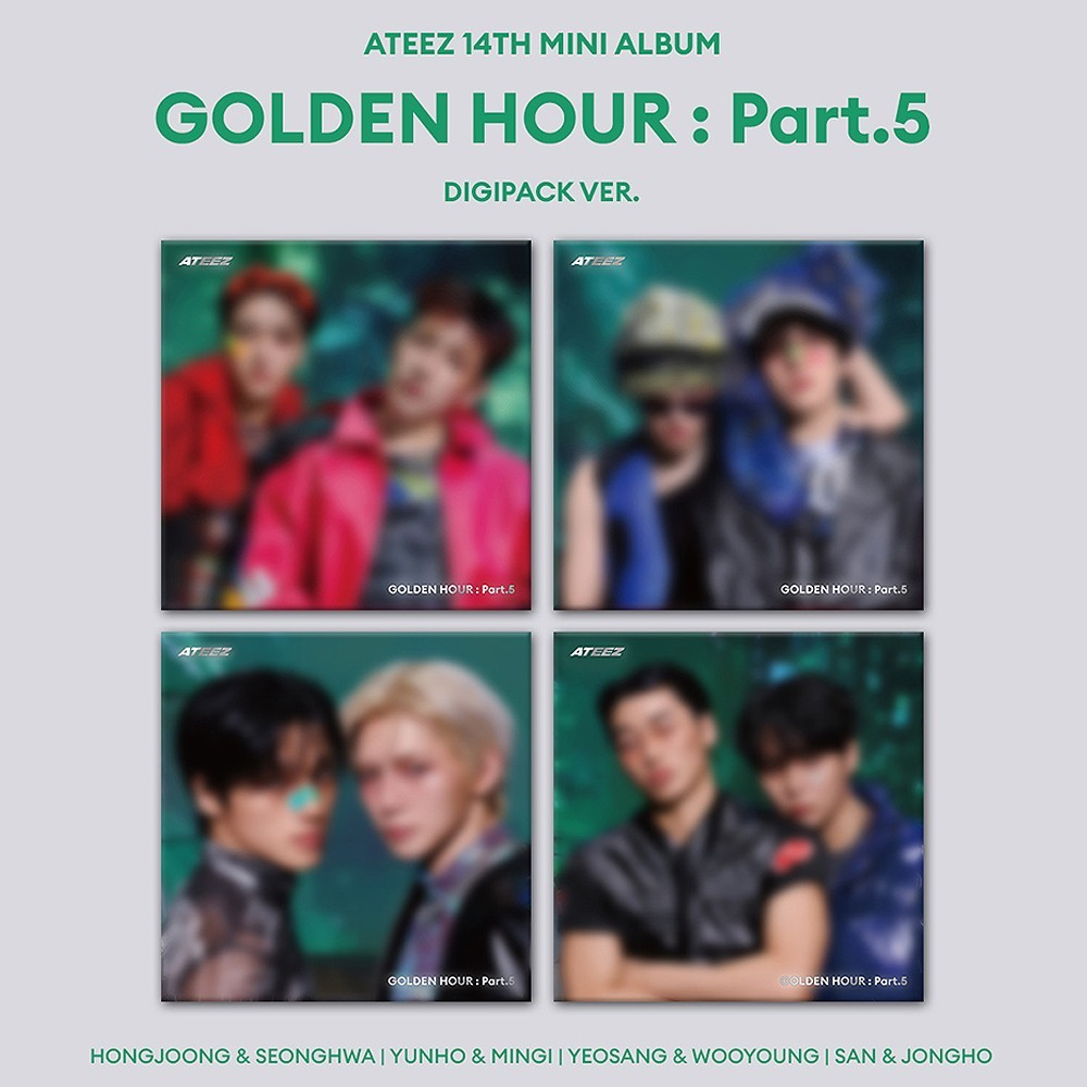 [PRE-ORDEN] ATEEZ - GOLDEN HOUR : PART.5 (14th Mini Album) DIGIPACK UNIT