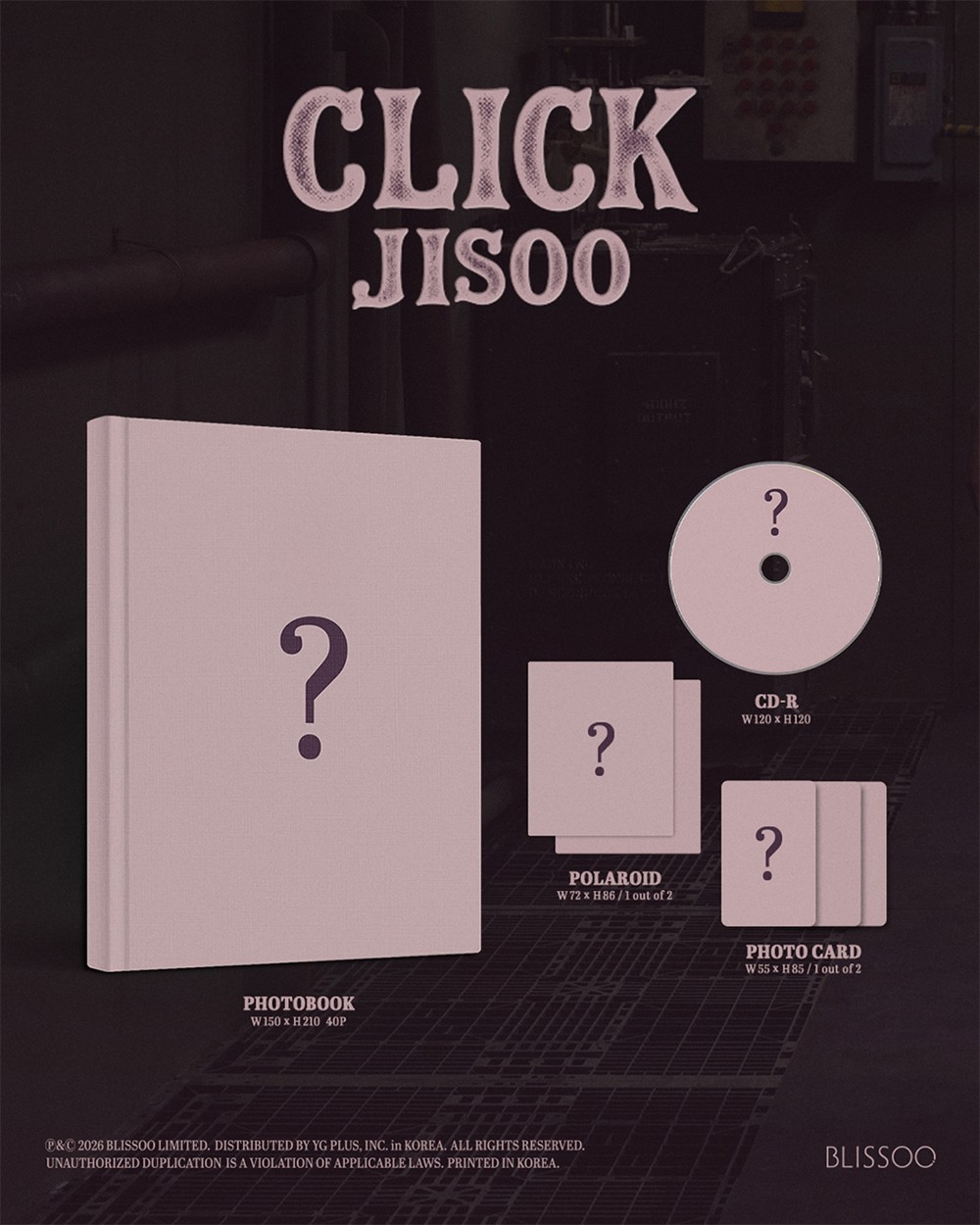 [PRE-VENTA] JISOO (BLACKPINK) - CLICK (Single Album) PHOTOBOOK