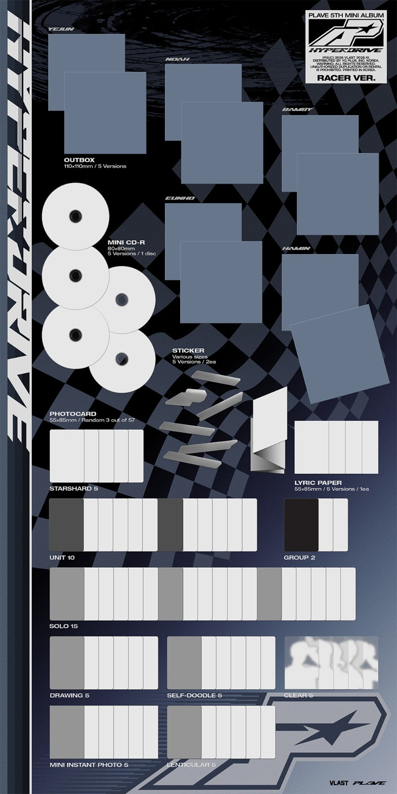[PRE-VENTA] PLAVE - HYPERDRIVE (5th Mini Album) RACER