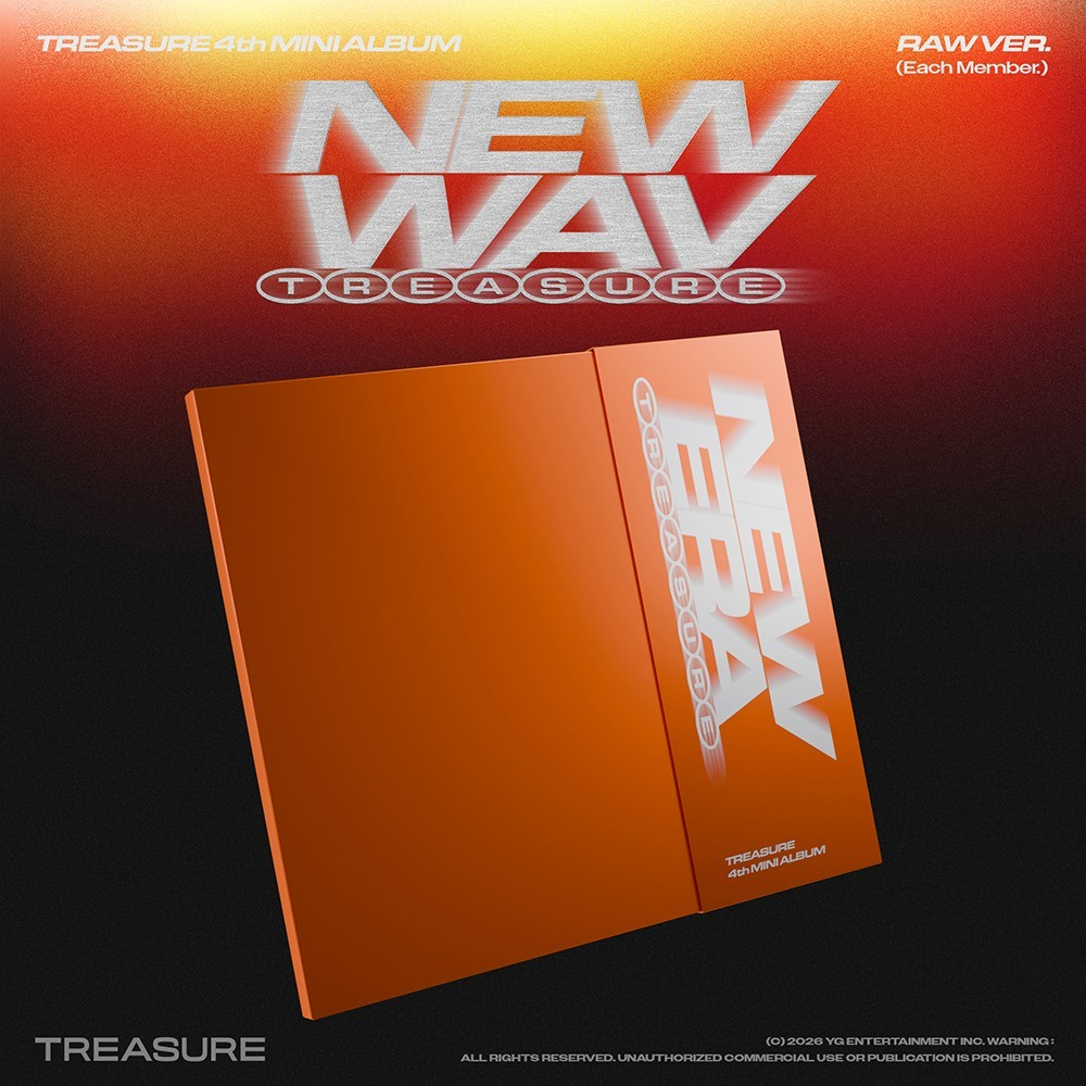 [PRE-ORDEN] TREASURE - NEW WAV (4th Mini Album) RAW Version
