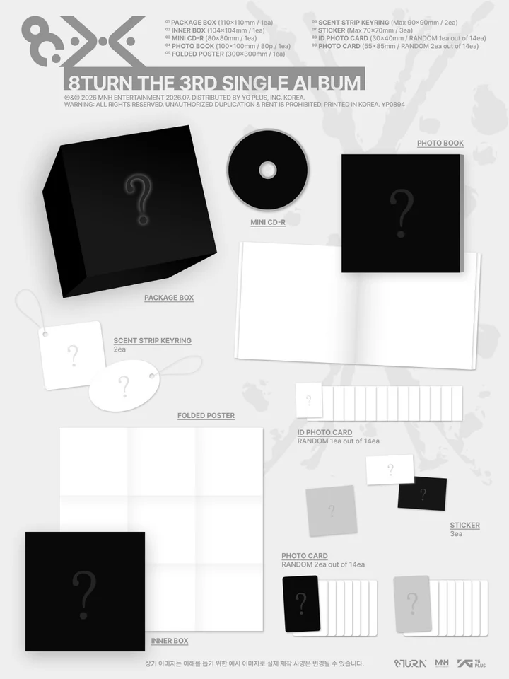 [PRE-VENTA] 8TURN - 8.X (3rd Single Album)