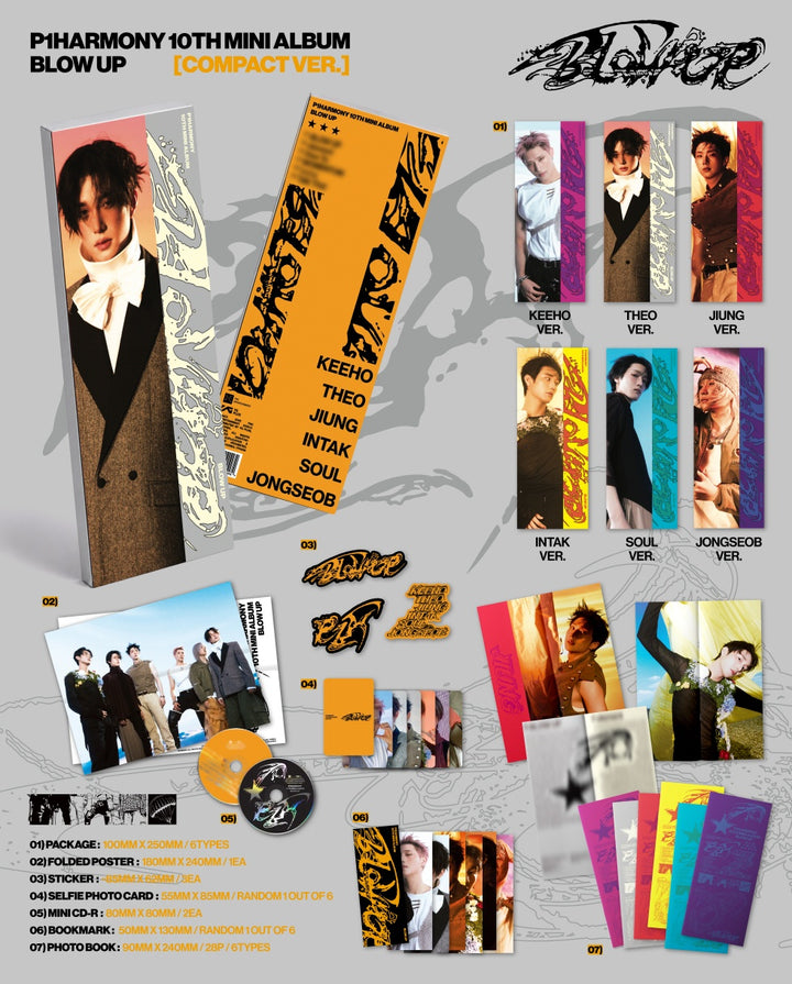 [PRE-VENTA] P1HARMONY - BLOW UP (10th Mini Album) COMPACT