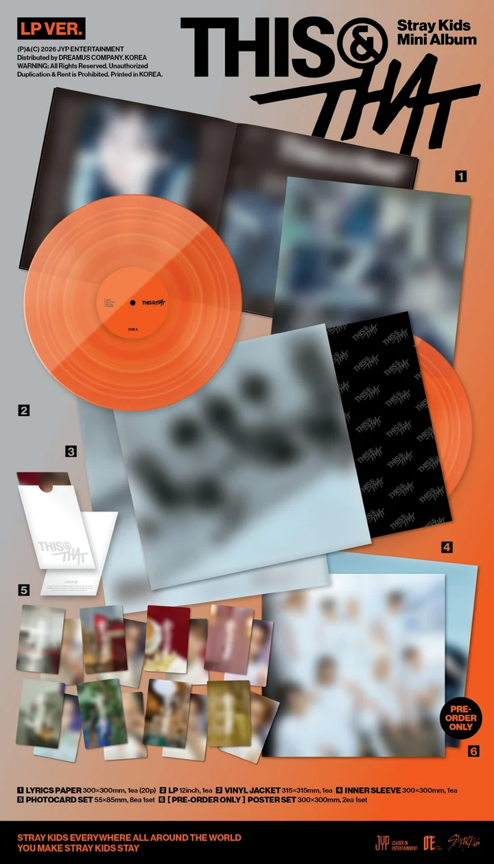 STRAY KIDS - THIS & THAT (10th Mini Album) VINILO