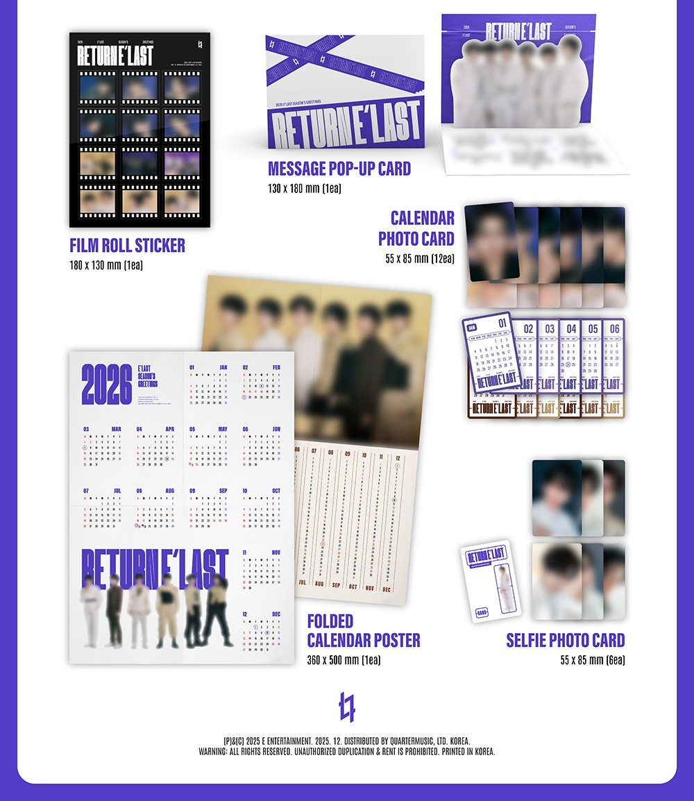 E'LAST - RETURN E'LAST 2026 Season's Greetings