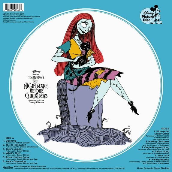 THE NIGHTMARE BEFORE CHRISTMAS - Soundtrack VINILO Walmart Exclusive Picture Disc