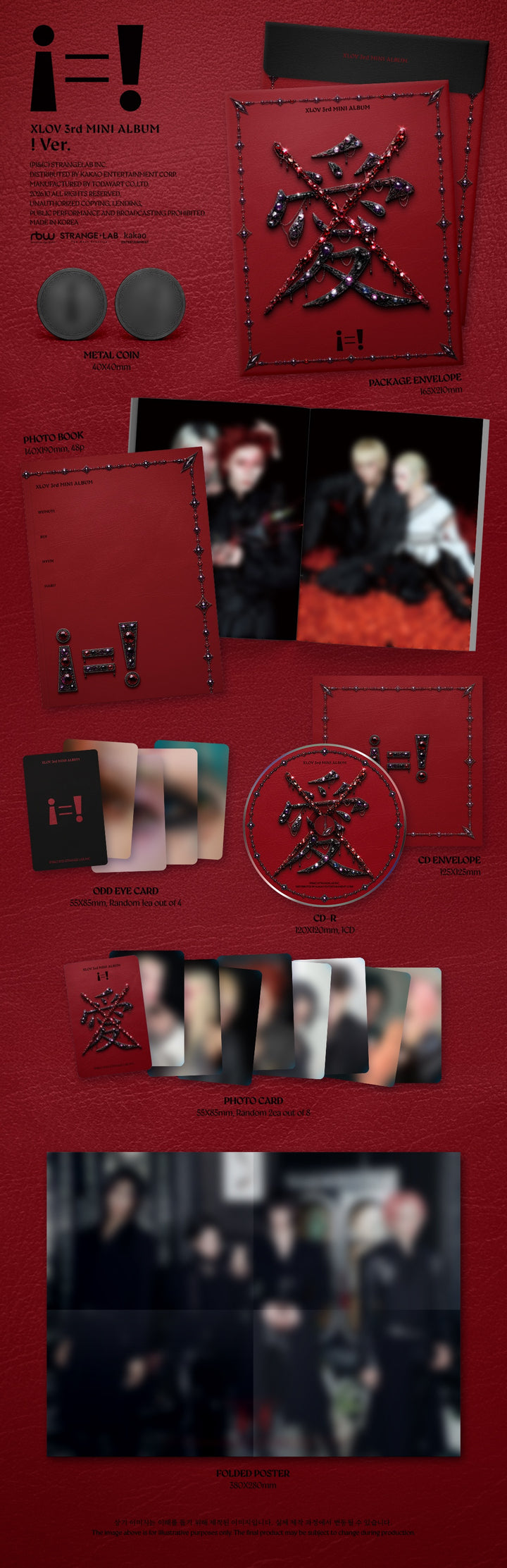 [PRE-VENTA] XLOV - I=! (3rd EP Album)