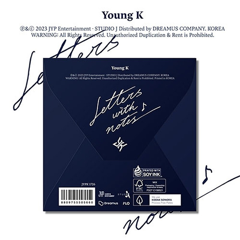YOUNG K (DAY6) - LETTERS WITH NOTES Digipack
