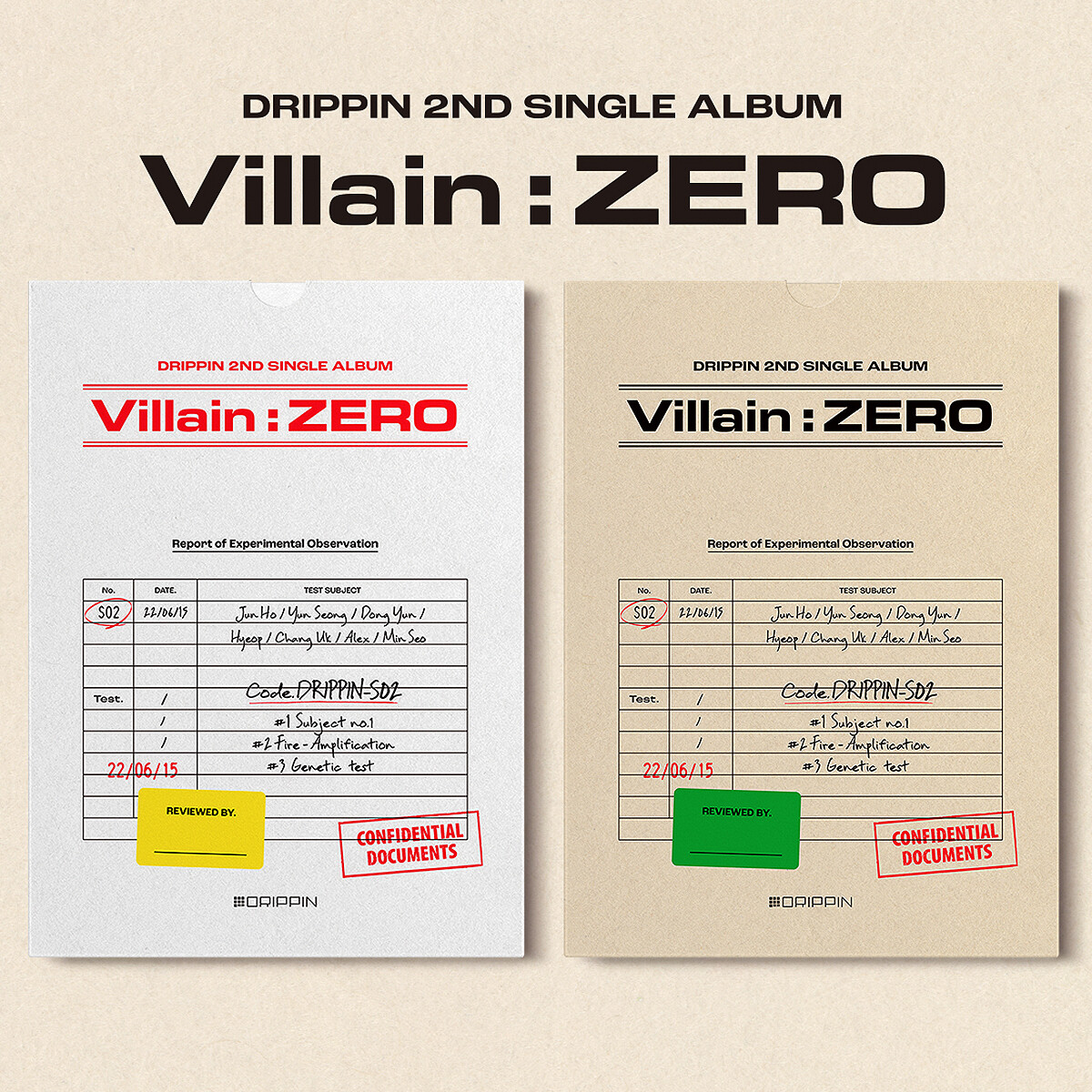 DRIPPIN - Villain : ZERO (2nd Single Album)