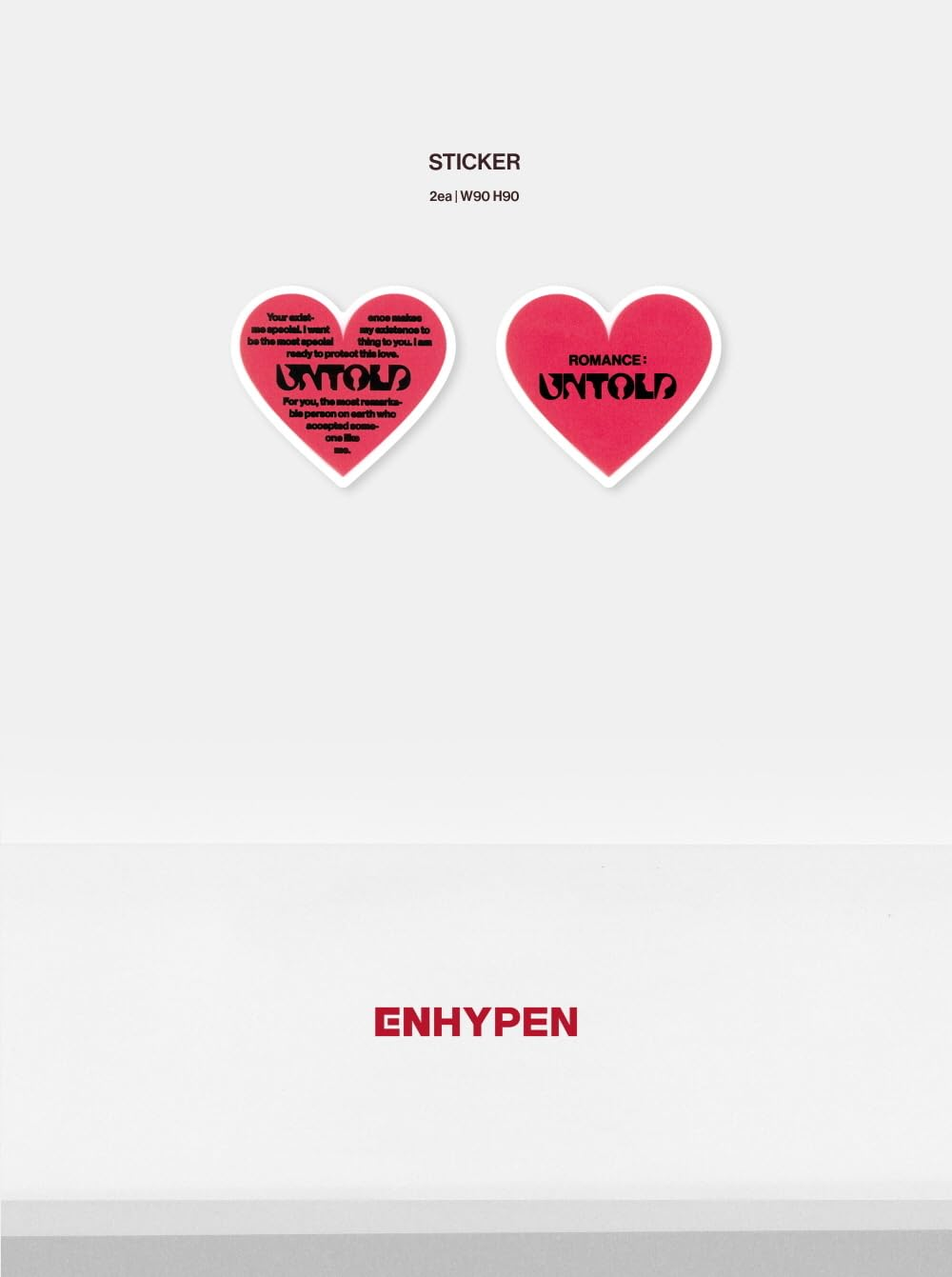 ENHYPEN - ROMANCE : UNTOLD VINILO (Limitado Clear)