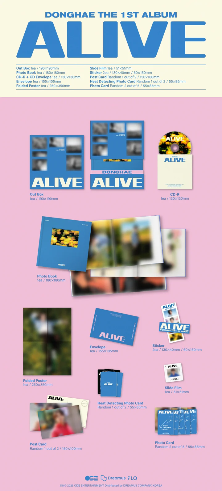 DONGHAE (SUPER JUNIOR) - ALIVE (1st Album)