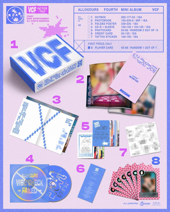 ALL(H)OURS - VCF (4th Mini Album)