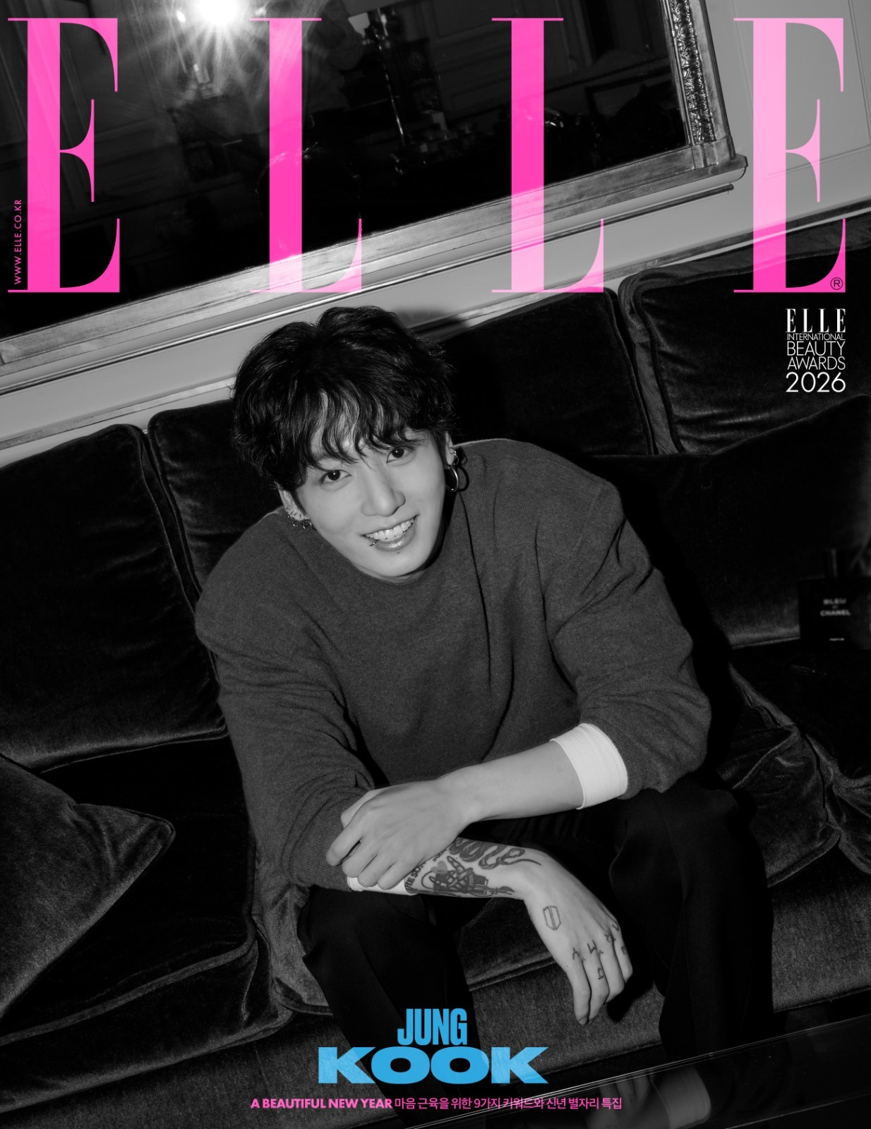 BTS Jungkook Cover ELLE Magazine Enero 2026