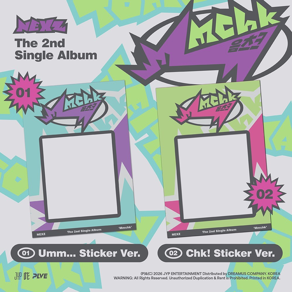 NEXZ - MMCHK (2nd Single Album) STICKER Version