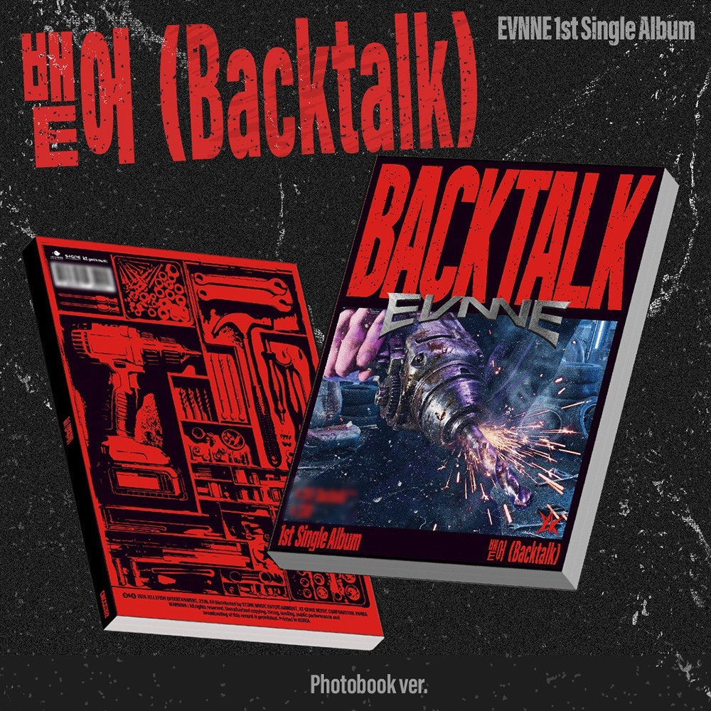 EVNNE - BACKTALK / 뱉어 (1st Single Album) PHOTOBOOK