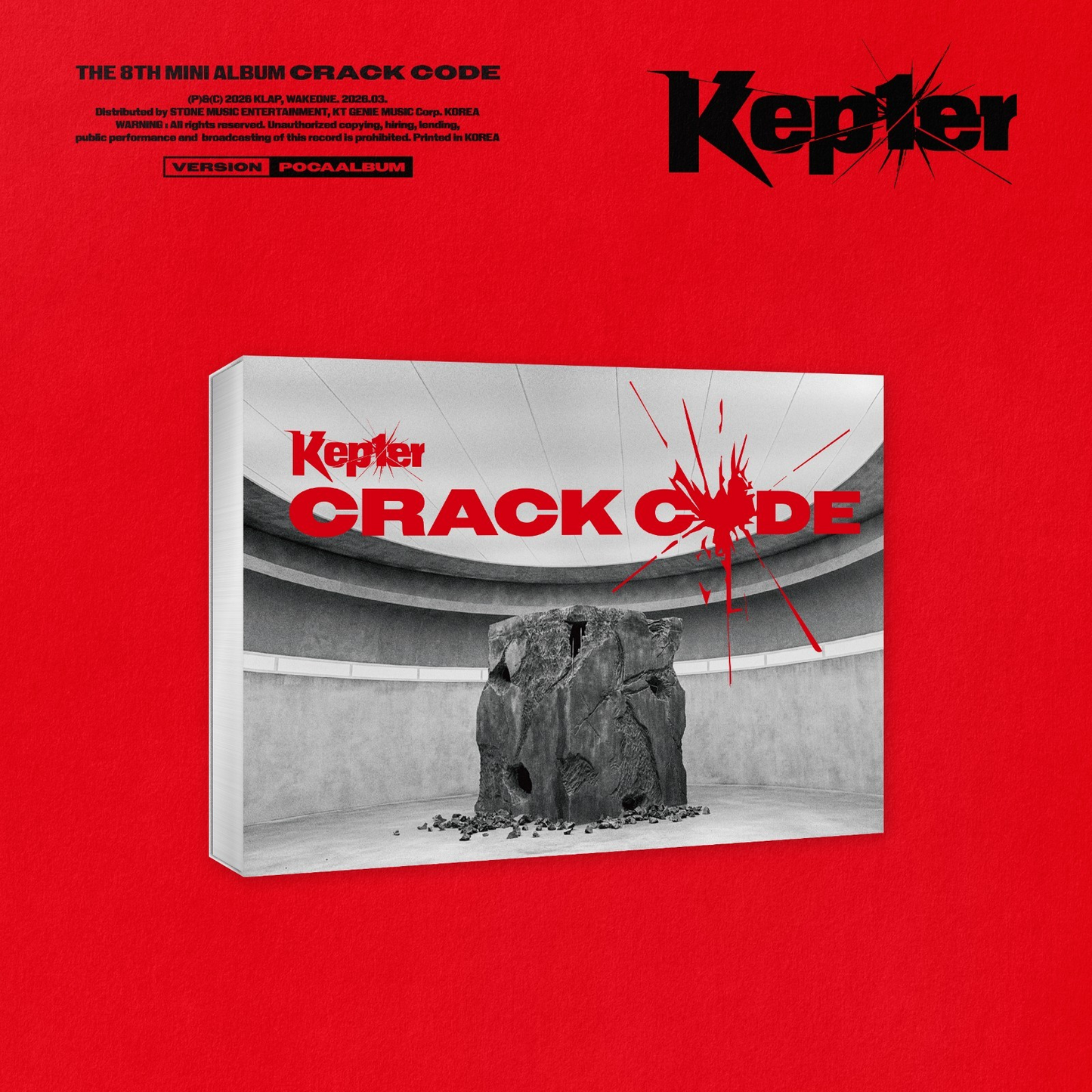 KEP1ER - CRACK CODE (8th Mini Album) POCAALBUM Version