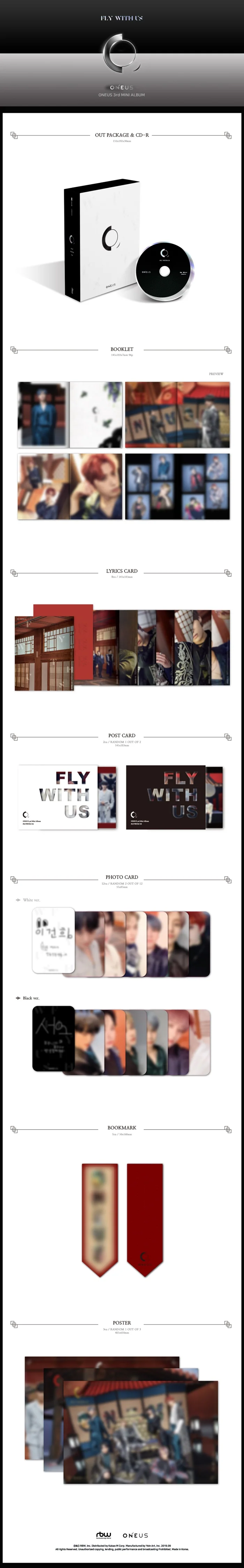 ONEUS - Fly with Us (3rd Mini Album)