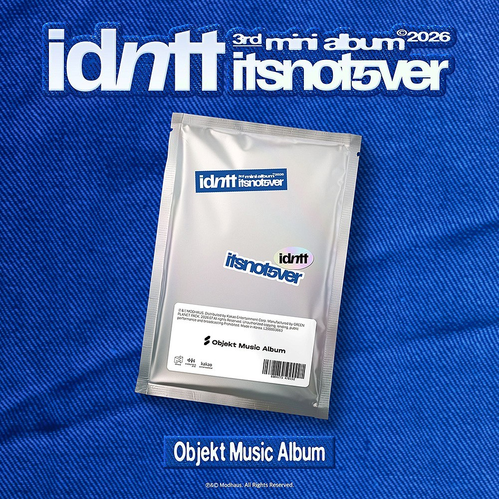 [PRE-VENTA] IDNTT - ITSNOTOVER (3rd Mini Album) OBJEKT MUSIC ALBUM