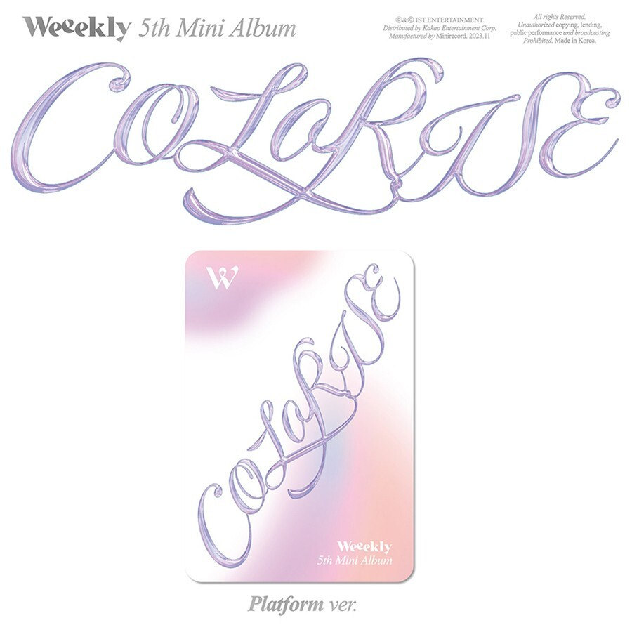 WEEEKLY - COLORISE (5th Mini Album) PLATFORM Version
