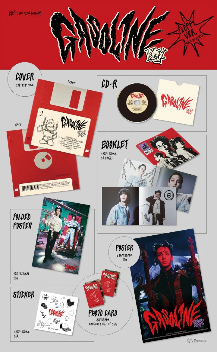 KEY (SHINEE) - Gasoline (2nd Album) FLOPPY Version
