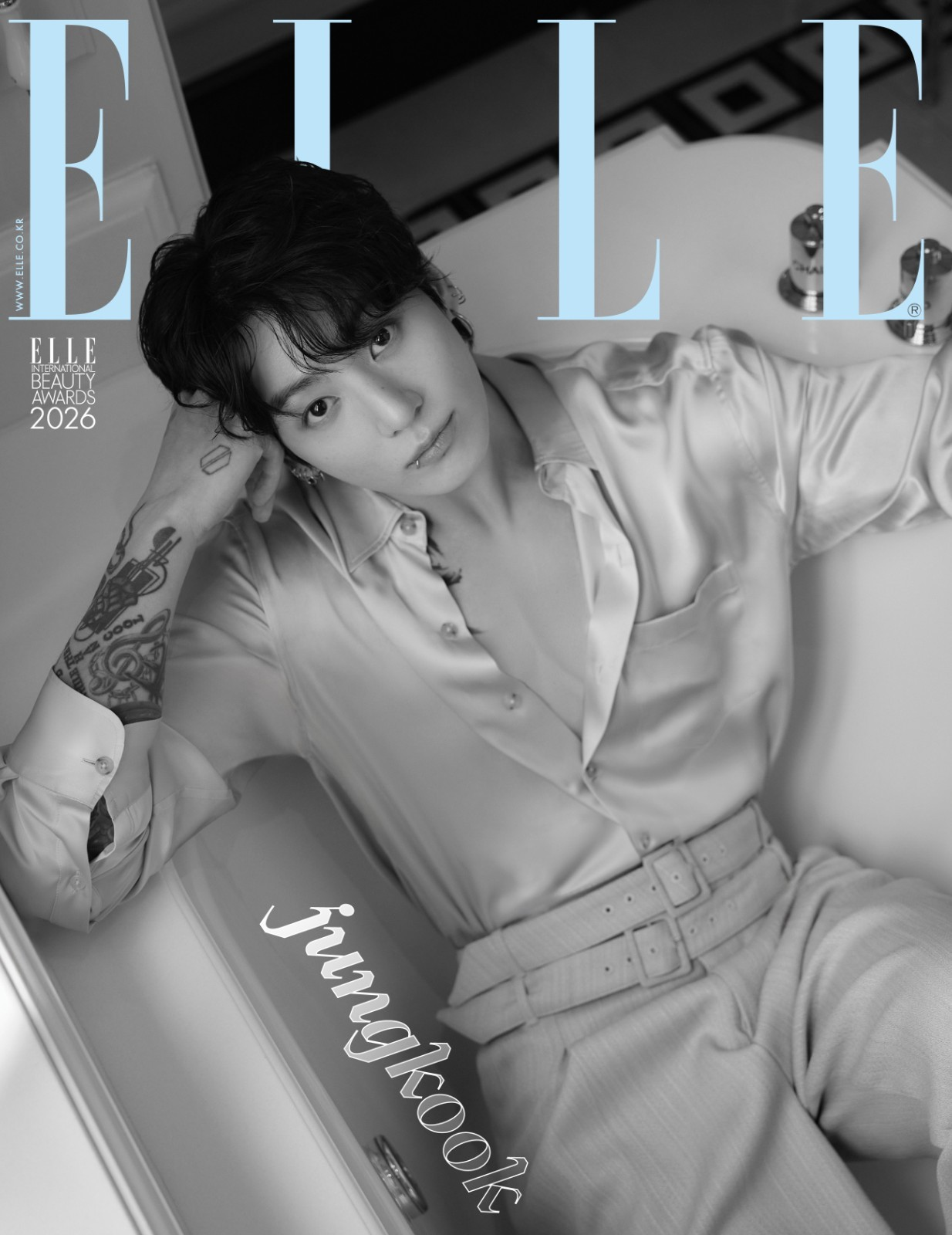 BTS Jungkook Cover ELLE Magazine Enero 2026