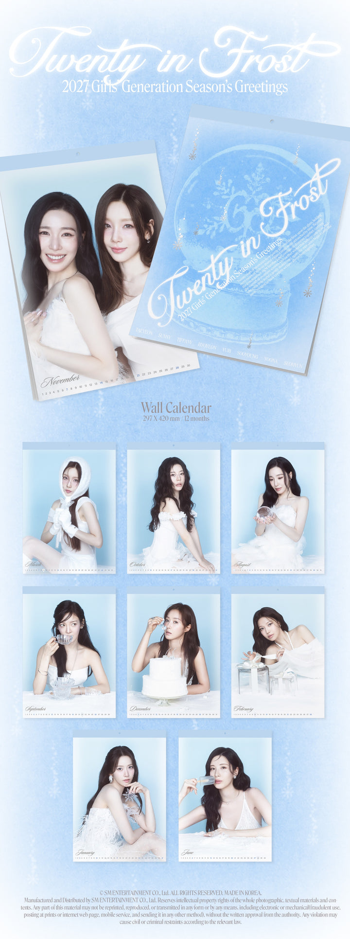[PRE-VENTA] GIRLS' GENERATION - Twenty in Frost 2027 SEASON'S GREETINGS