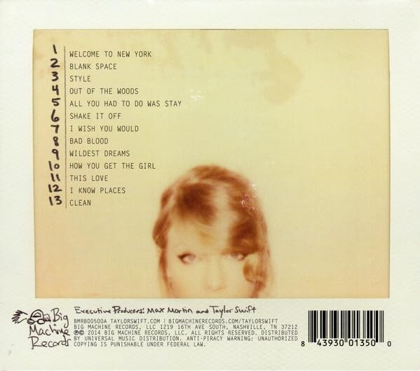 TAYLOR SWIFT - 1989 CD (+Polaroids)