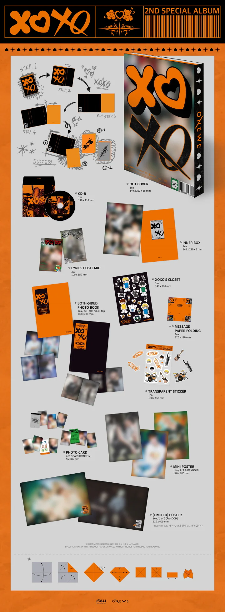ONEWE - XOXO (Special Album)