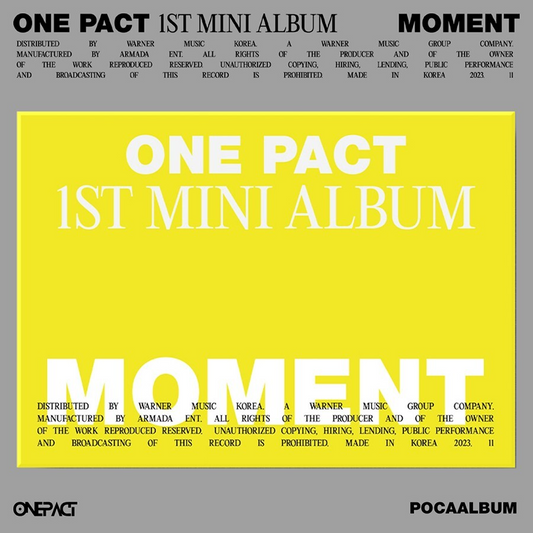 ONE PACT - MOMENT (1st Mini Album) POCAABLUM Version