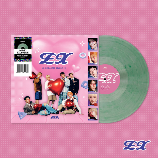 P1HARMONY - EX (1st English Album) VINILO HELLO82 Exclusive (Matcha Latte)