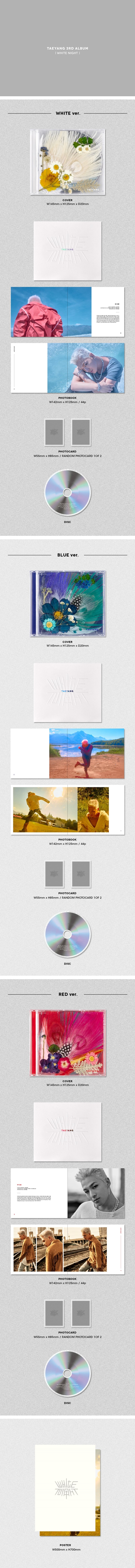 TAEYANG (BIGBANG) - White Night (3rd Album)