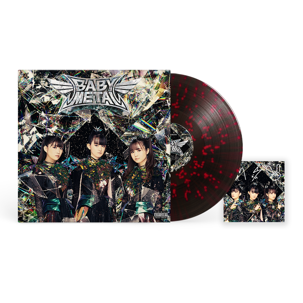 BABYMETAL - Metal Forth VINILO AUTOGRAFIADO (Black & Red Splatter)