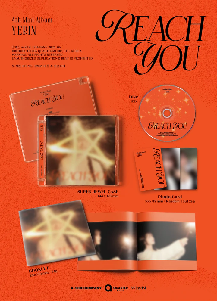 [PRE-ORDEN] YERIN (GFRIEND) - REACH YOU (4th Mini Album) JEWEL CASE