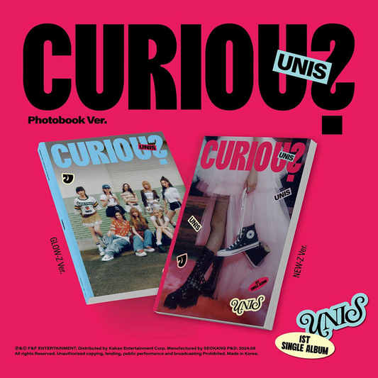 UNIS - CURIOUS (1st Single Album) PHOTOBOOK