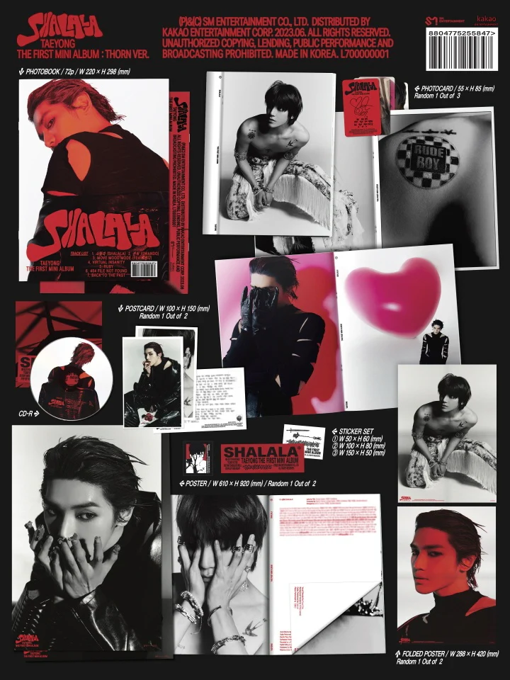 TAEYONG (NCT) - SHALALA (1st Mini Album) THORN