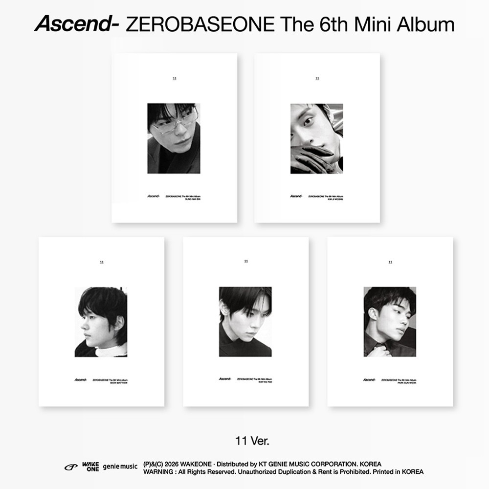 ZEROBASEONE - ASCEND- (6th Mini Album) 11 VERSION