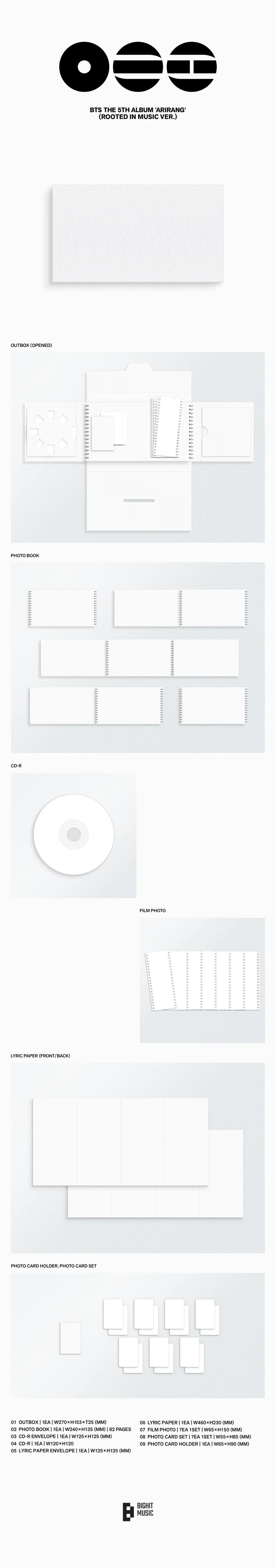 [PRE-ORDEN] BTS - ARIRANG (5th Album) SET COMPLETO
