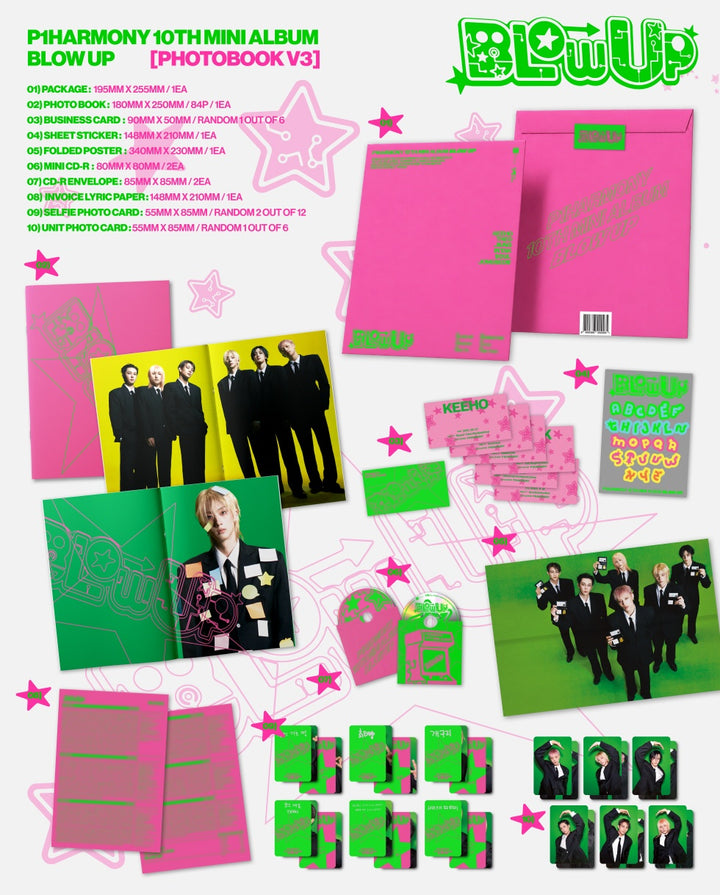 [PRE-VENTA] P1HARMONY - BLOW UP (10th Mini Album) PHOTOBOOK