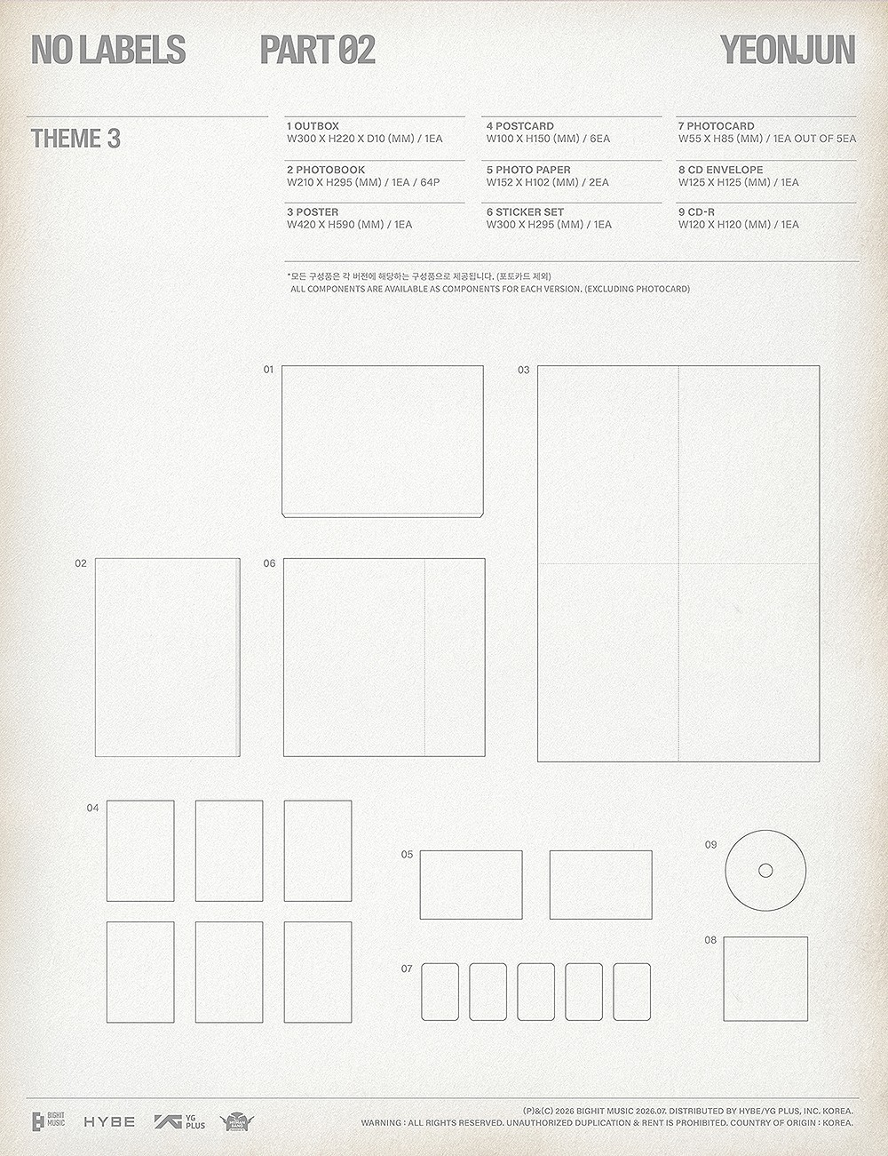 [PRE-ORDEN] YEONJUN (TXT) - NO LABELS : PART 02