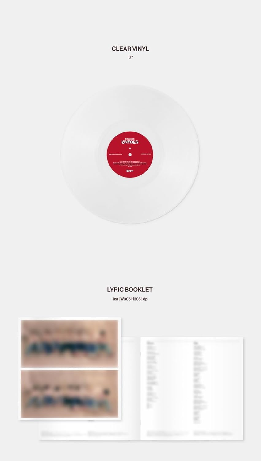 ENHYPEN - ROMANCE : UNTOLD VINILO (Limitado Clear)