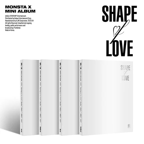 MONSTA X - SHAPE of LOVE (11th Mini Album)