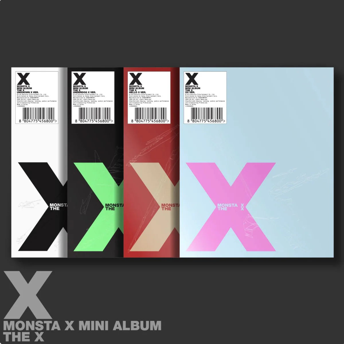 MONSTA X - THE X (13th Mini Album)