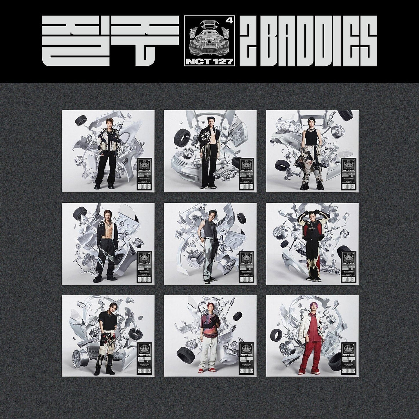 NCT 127 - 질주 (2 BADDIES) (4th Album) DIGIPACK Version