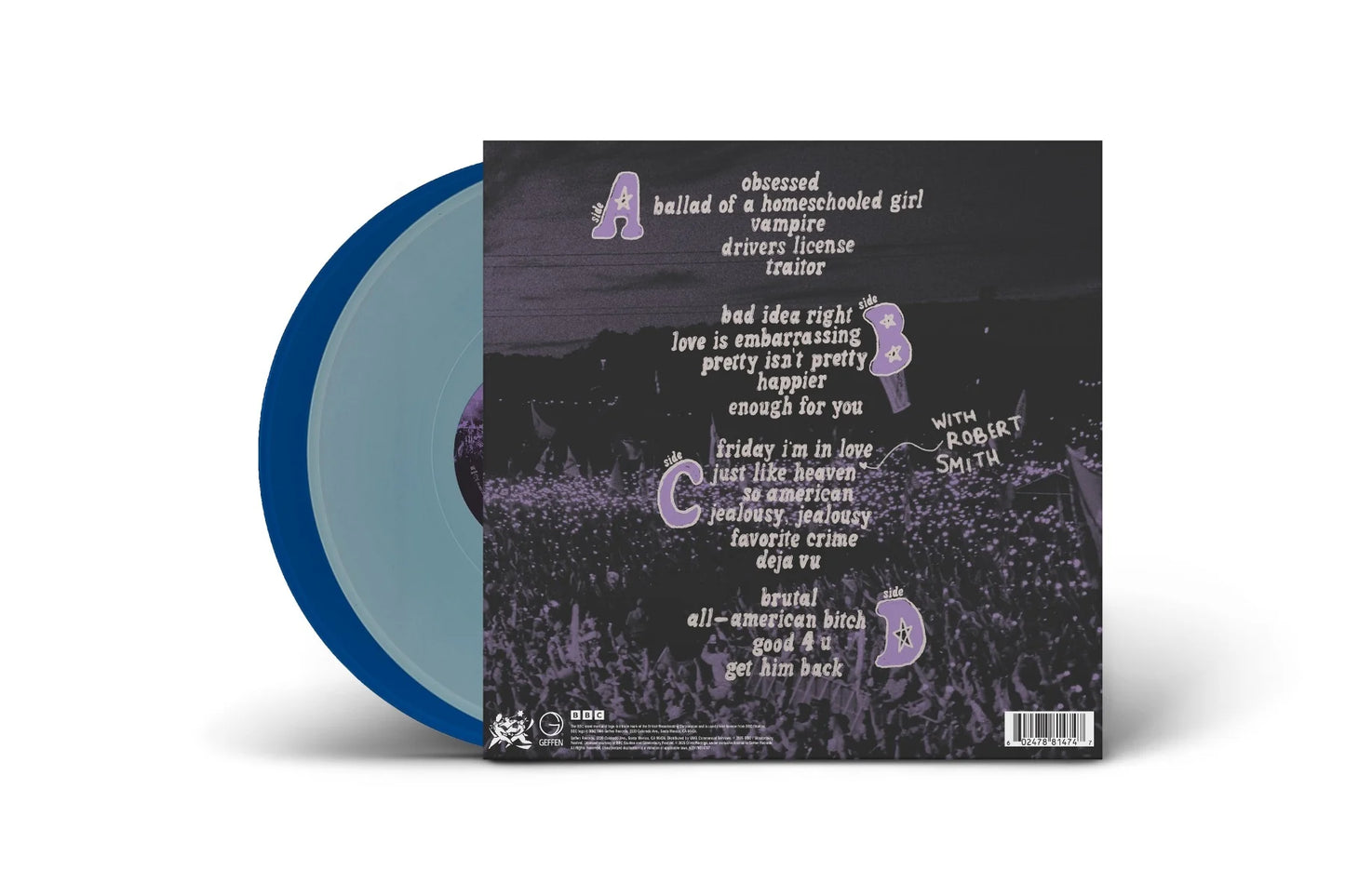 [PRE-ORDEN] OLIVIA RODRIGO - Live from Glastonbury (a BBC recording) VINILO Light Blue & Cobalt