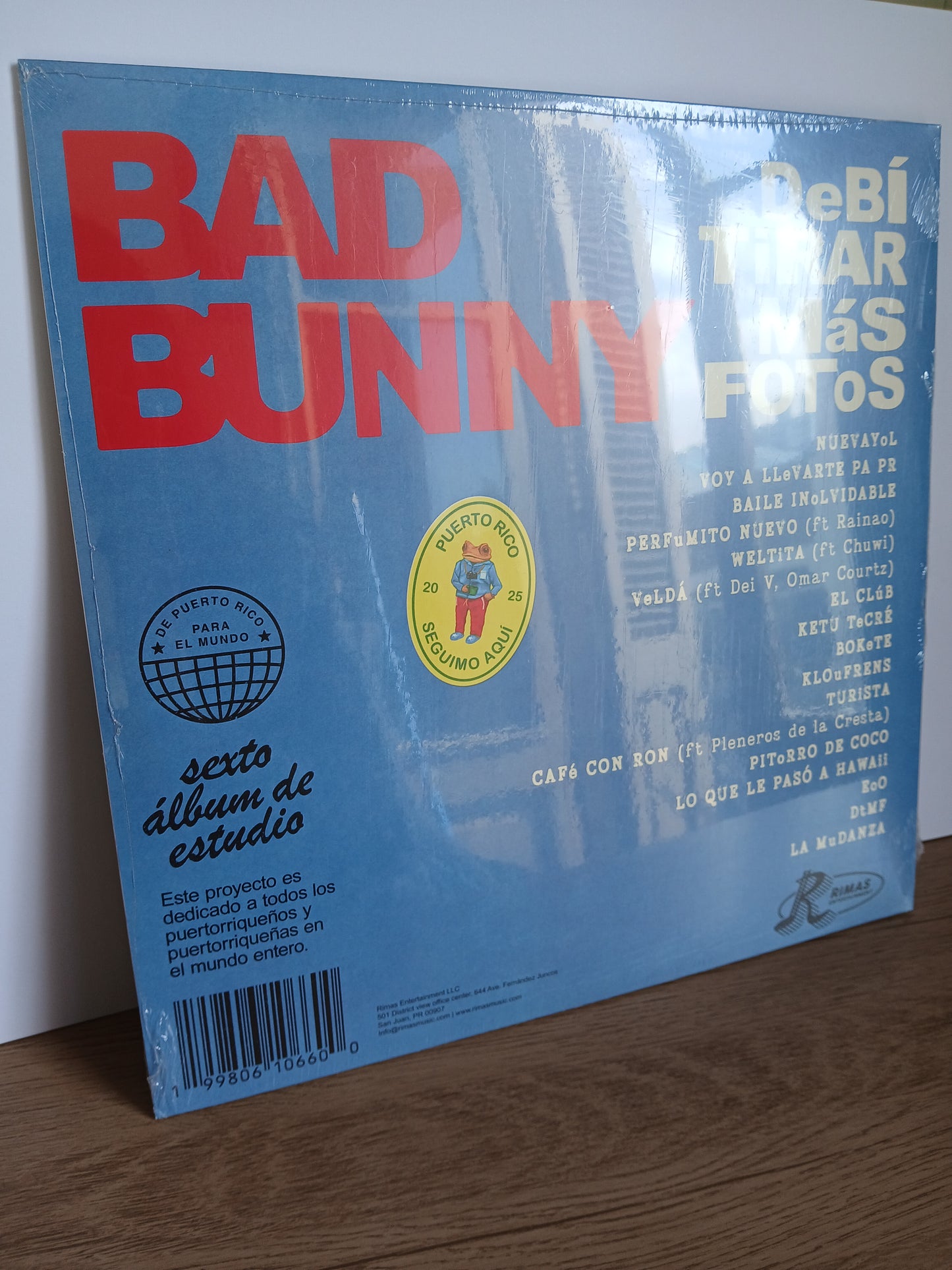 BAD BUNNY - DeBI TiRAR MaS FOToS VINILO (Opaque White)