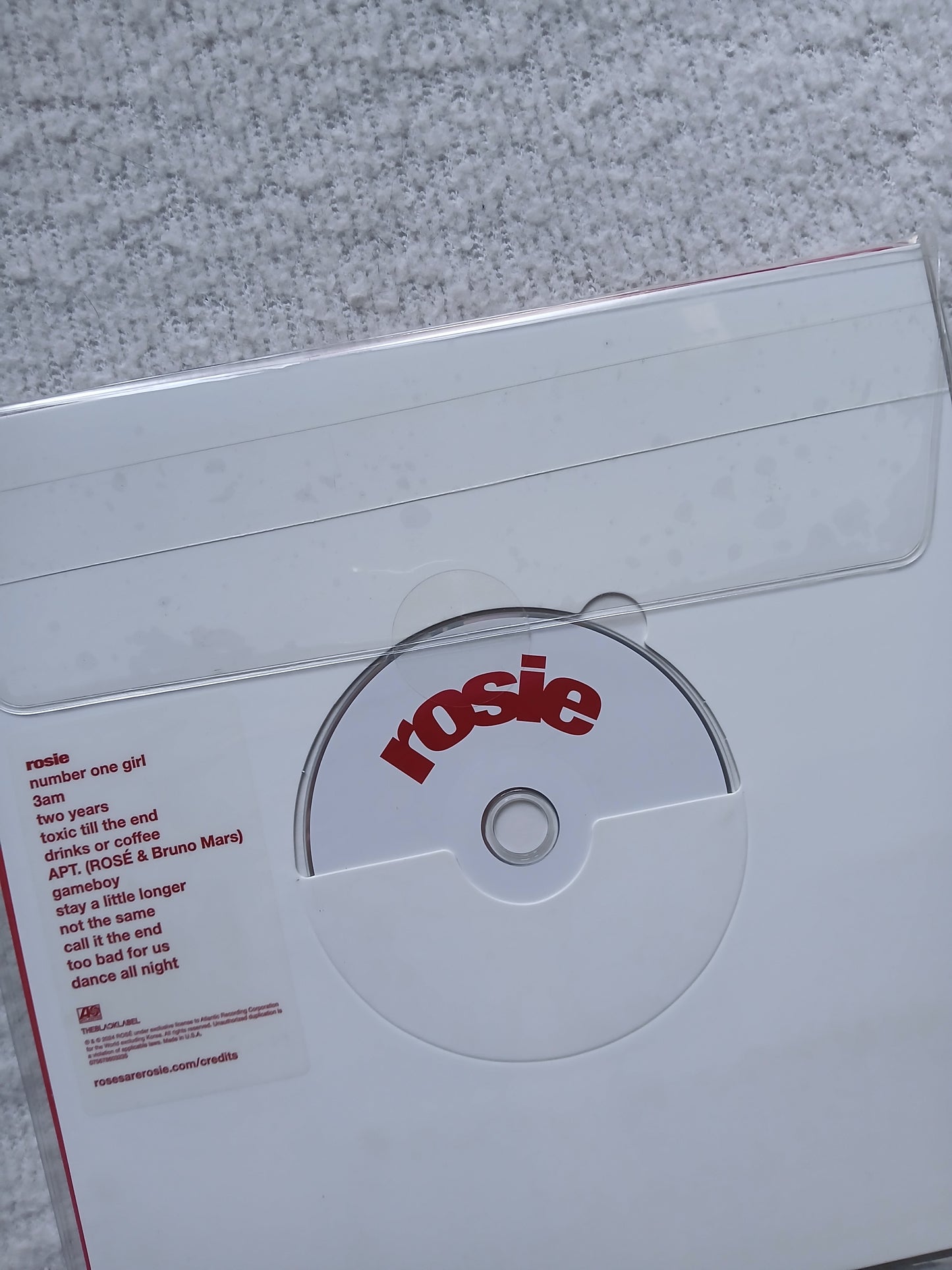 ROSE (BLACKPINK) - ROSIE (1st studio Album) Target Exclusive Version