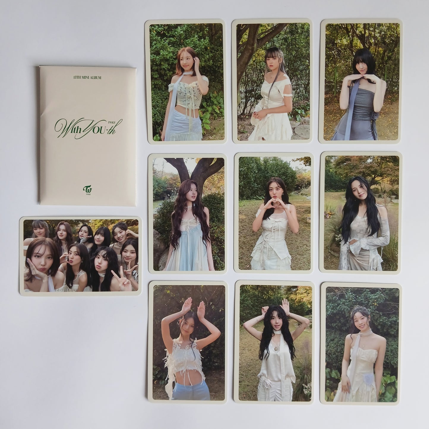 TWICE Set de photocards pre-orden With you-th