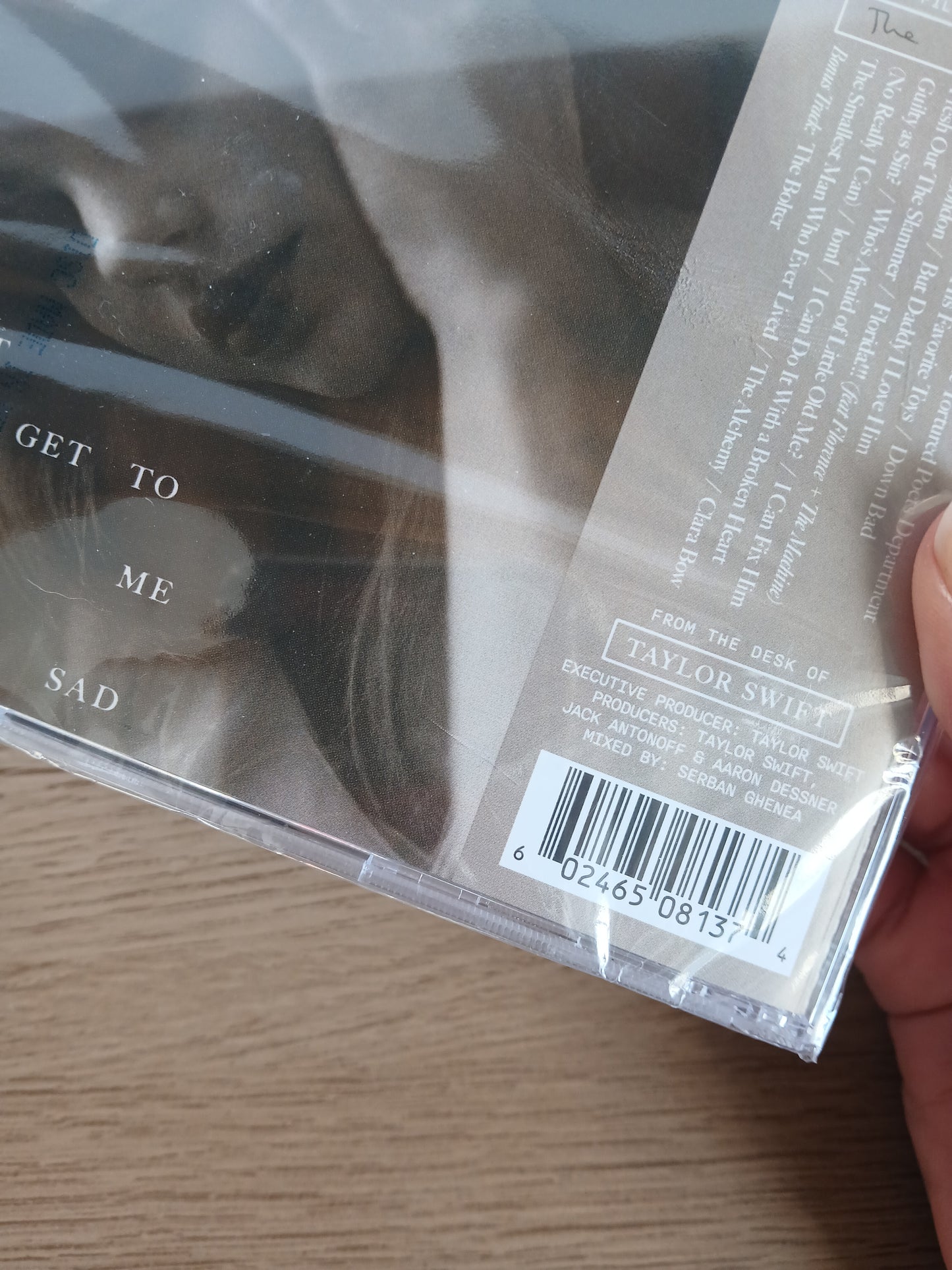 TAYLOR SWIFT - The Tortured Poets Department CD THE BOLTER
