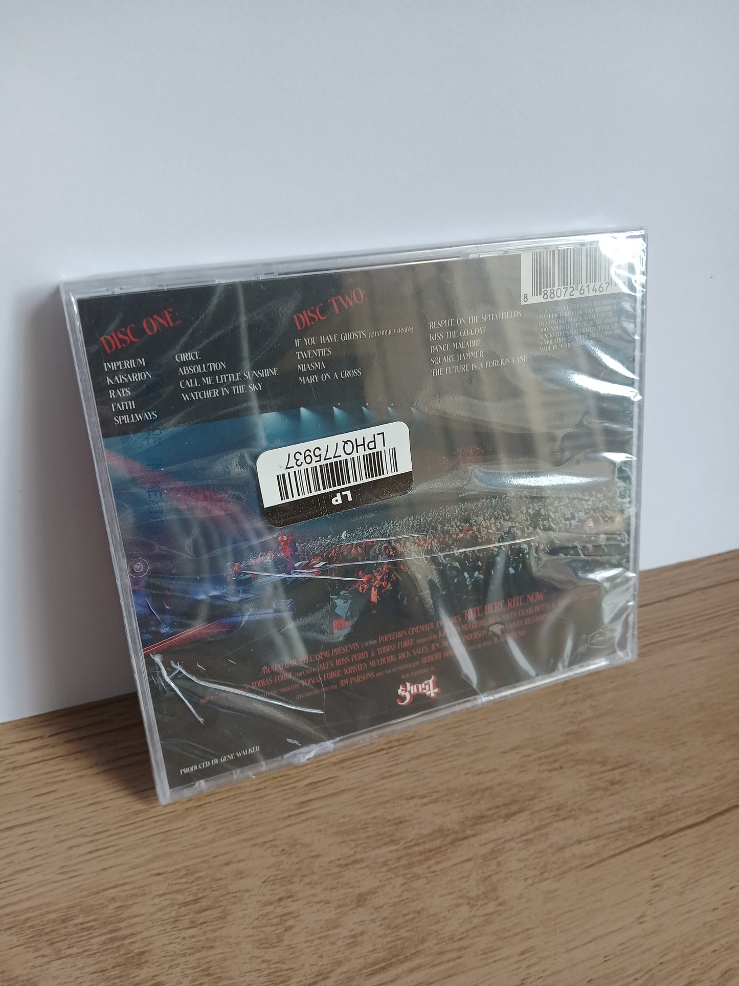 GHOST - Rite here rite now CD ver fotos