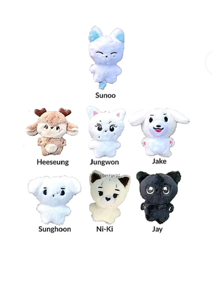 LLAVEROS ENHYPEN Plushies