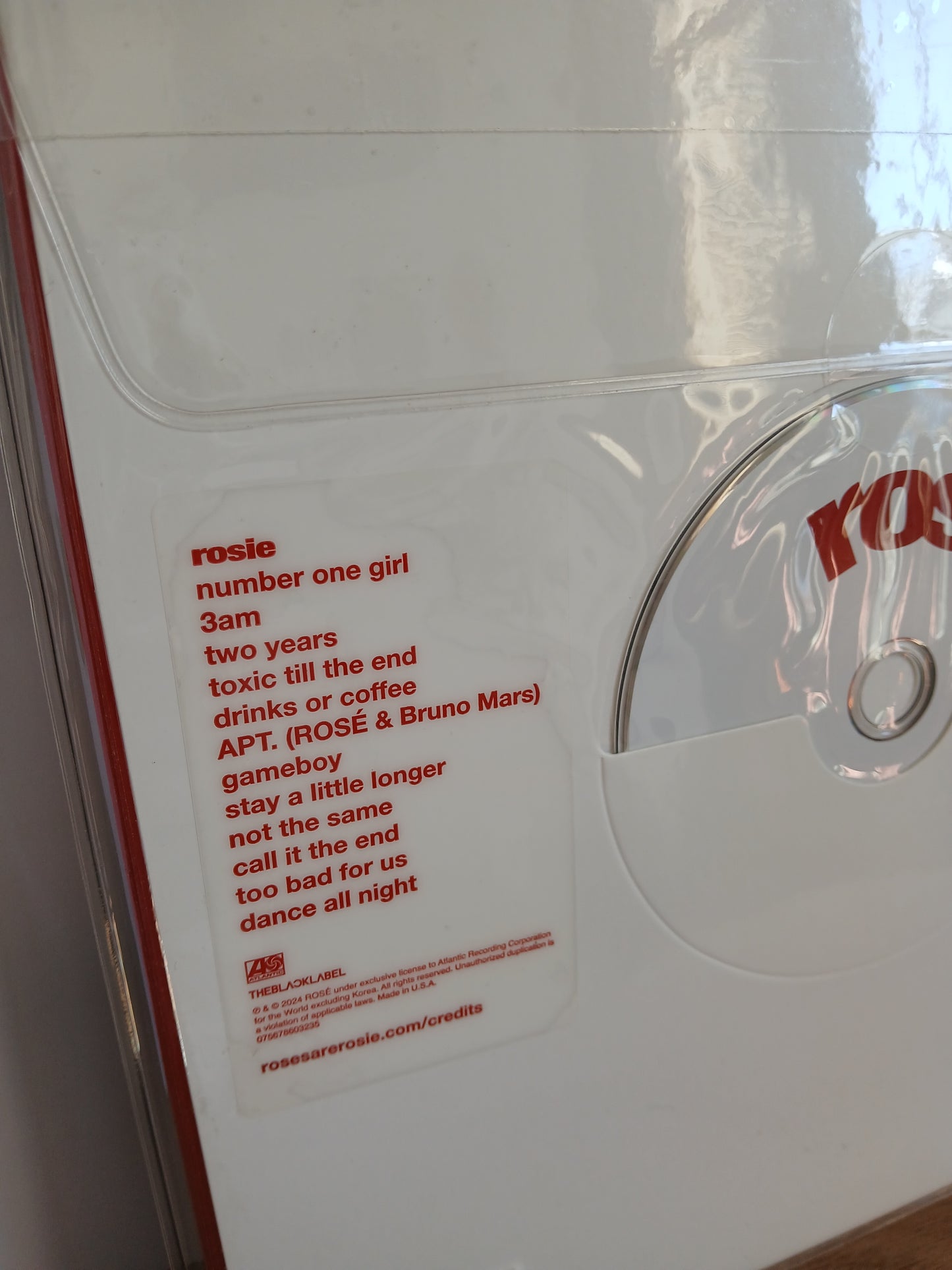 ROSE (BLACKPINK) - ROSIE (1st studio Album) Target Exclusive